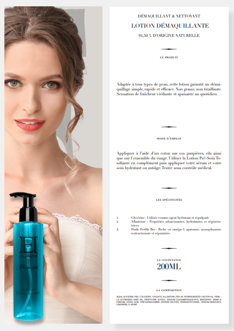 Lotion démquillante
